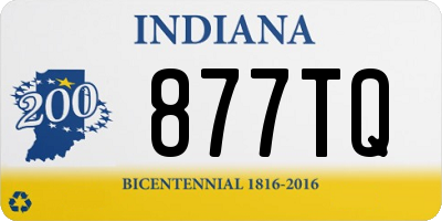 IN license plate 877TQ
