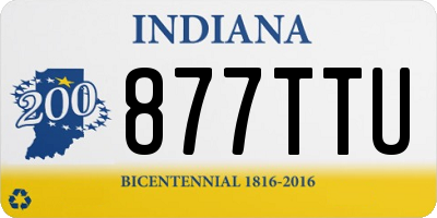 IN license plate 877TTU