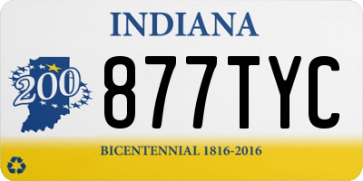IN license plate 877TYC