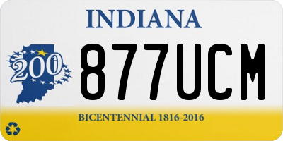 IN license plate 877UCM