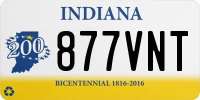IN license plate 877VNT
