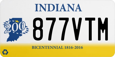 IN license plate 877VTM