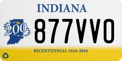 IN license plate 877VVO