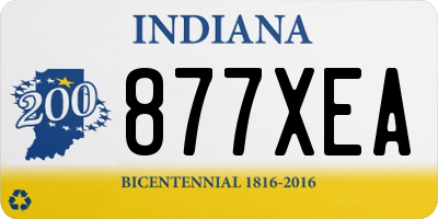 IN license plate 877XEA