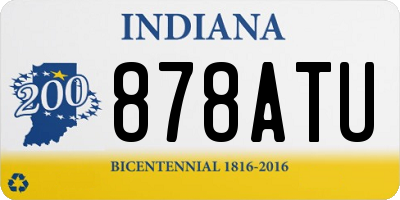 IN license plate 878ATU