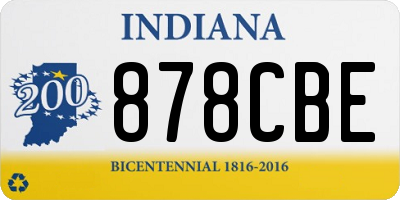 IN license plate 878CBE