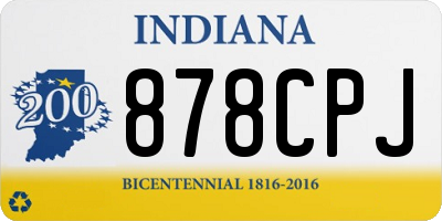 IN license plate 878CPJ