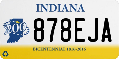 IN license plate 878EJA