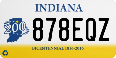IN license plate 878EQZ