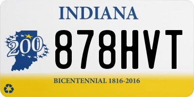 IN license plate 878HVT