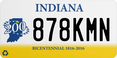 IN license plate 878KMN