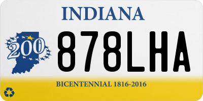 IN license plate 878LHA