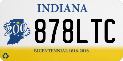 IN license plate 878LTC