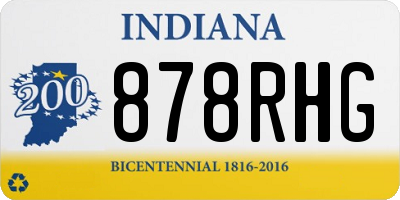 IN license plate 878RHG