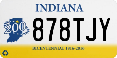 IN license plate 878TJY