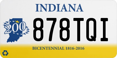 IN license plate 878TQI
