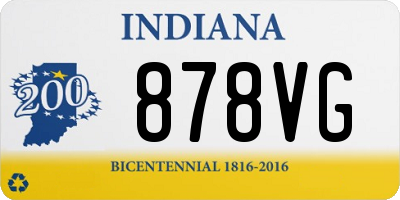 IN license plate 878VG