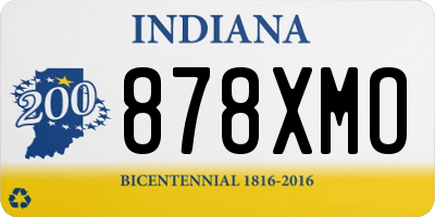 IN license plate 878XMO
