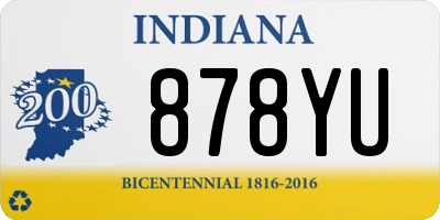 IN license plate 878YU