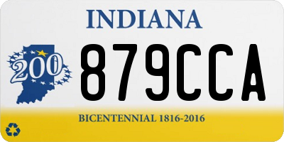 IN license plate 879CCA