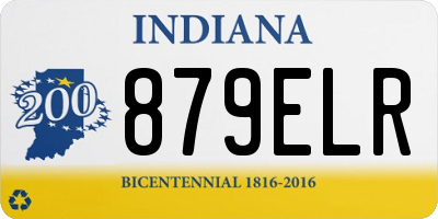 IN license plate 879ELR