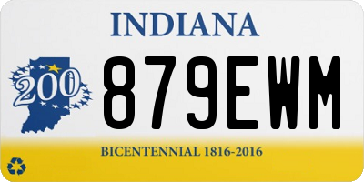 IN license plate 879EWM