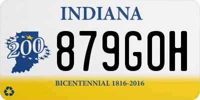IN license plate 879GOH