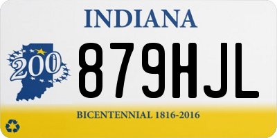 IN license plate 879HJL