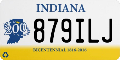 IN license plate 879ILJ