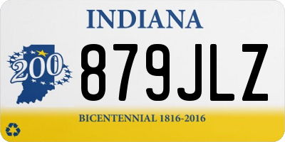 IN license plate 879JLZ