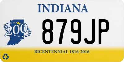 IN license plate 879JP