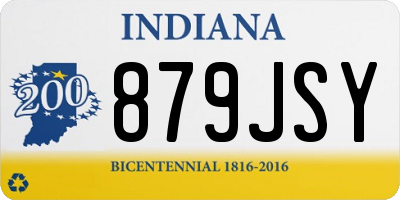 IN license plate 879JSY