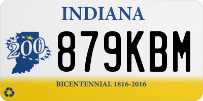 IN license plate 879KBM