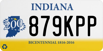IN license plate 879KPP