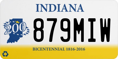 IN license plate 879MIW