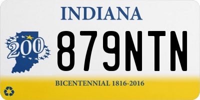 IN license plate 879NTN