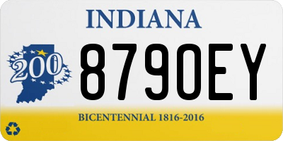 IN license plate 879OEY
