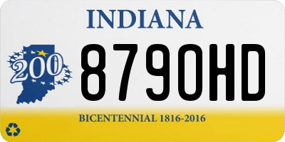 IN license plate 879OHD