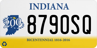 IN license plate 879OSQ