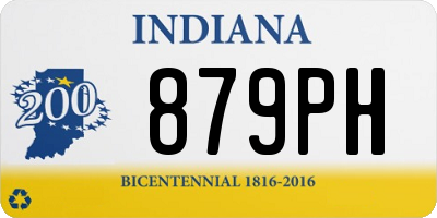 IN license plate 879PH