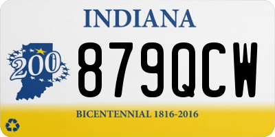 IN license plate 879QCW