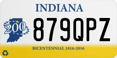 IN license plate 879QPZ