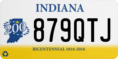 IN license plate 879QTJ