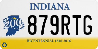IN license plate 879RTG