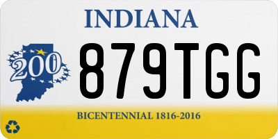 IN license plate 879TGG