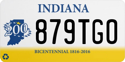 IN license plate 879TGO
