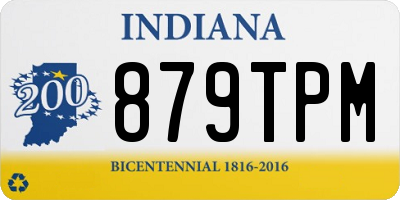 IN license plate 879TPM