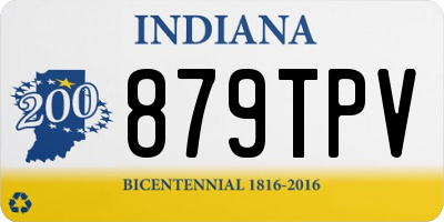 IN license plate 879TPV