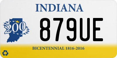 IN license plate 879UE
