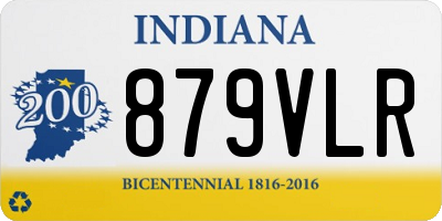 IN license plate 879VLR
